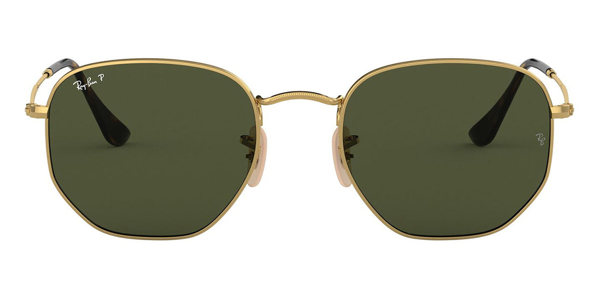 Ray-Ban Hexagonal RB 3548N 001/58 Polarised - As Seen On Taehyung & Montana Brown